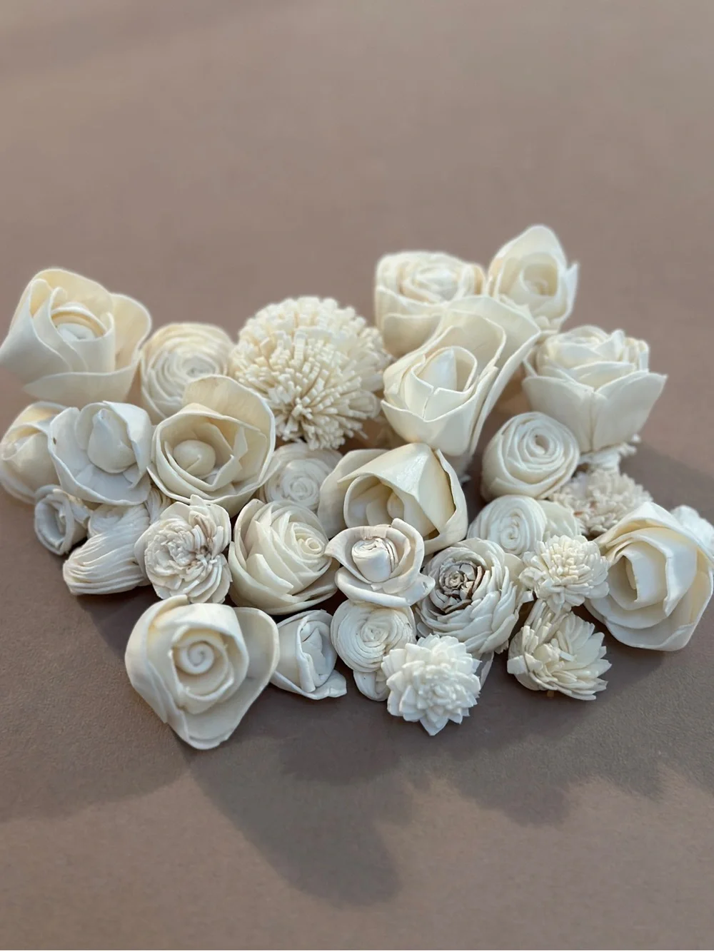 MINI Sola Wood Flowers - Small - Set of 28 - boho hippie Decor wedding party